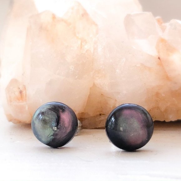 Destiney Creations Jewelry - 💍2/$20! Handmade Stainless Steel Galaxy Stud Earrings